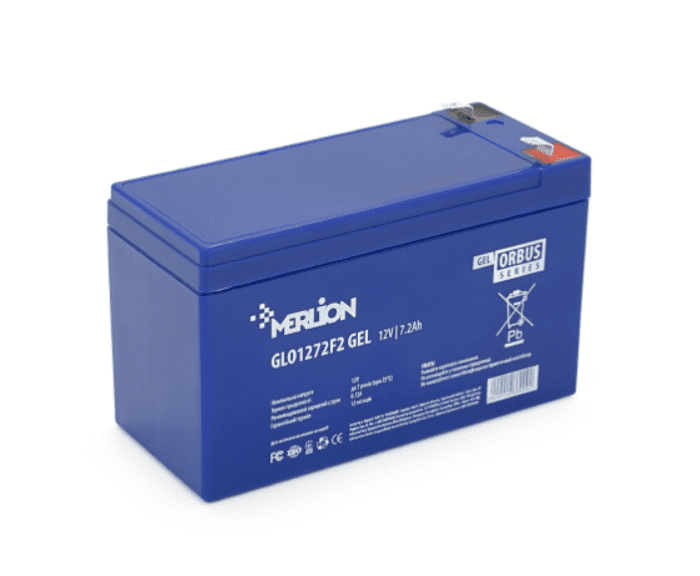 orbus-agm-glo1272f2-12v-72ah.700x800 Аккумуляторная батарея Merlion Orbus GEL GLO1272F2 12V 7.2Ah - Зображення 1