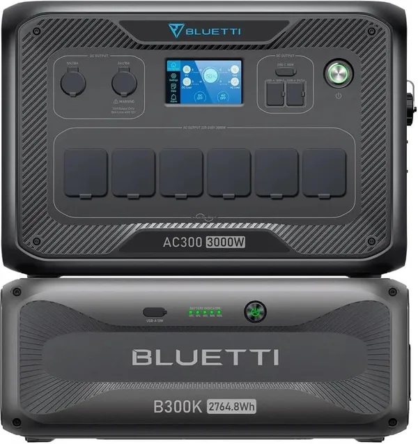 image-1 Комплект Bluetti AC300 + B300K 3072Wh 3000W зарядна станція - Зображення 1